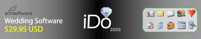 iDo 2005 Wedding Software by Elm Software